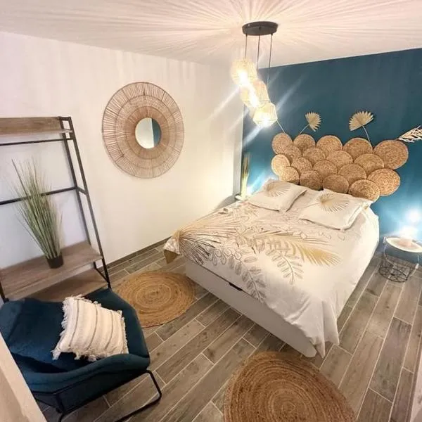 L'Evasion - Climatisé - Jardin - Plage - Jacuzzi，位于佩皮尼昂的酒店
