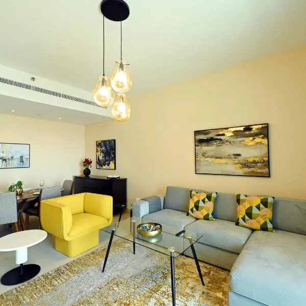 EliteRetreat - SeaView - Gym & Pool Access - Reem Island，位于阿布扎比的酒店