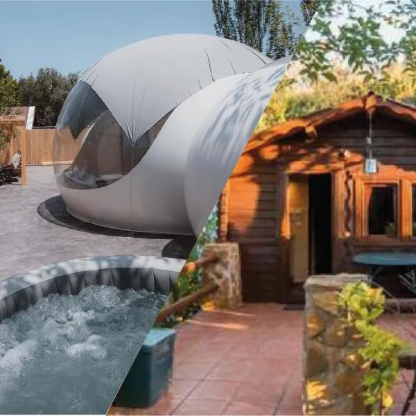 Fuente del Lobo Glamping & Bungalows - Adults Only，位于皮诺斯赫尼尔的酒店