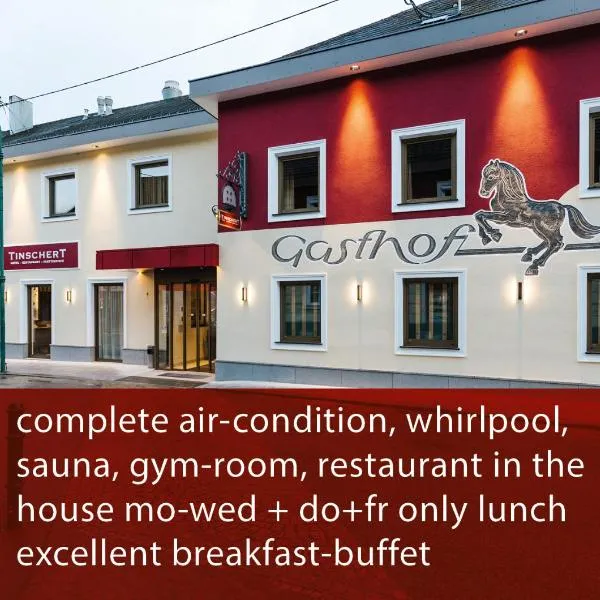 亭歇尔特派对服务餐厅酒店，位于Au an der Donau的酒店