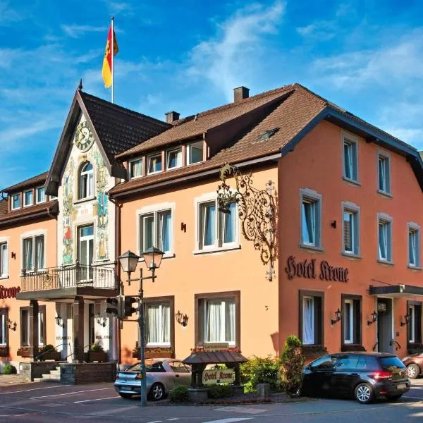 克朗酒店，位于Überlingen am Ried的酒店