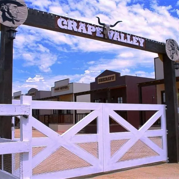 Grape Valley Old West Cabins，位于El Porvenir的酒店