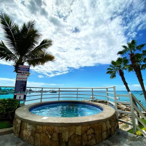 Acogedor departamento con playa privada，位于Cangrejo的酒店