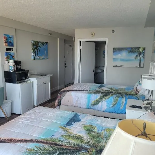 Beautiful Ocean view Condo with huge TV，位于代托纳海滩的酒店