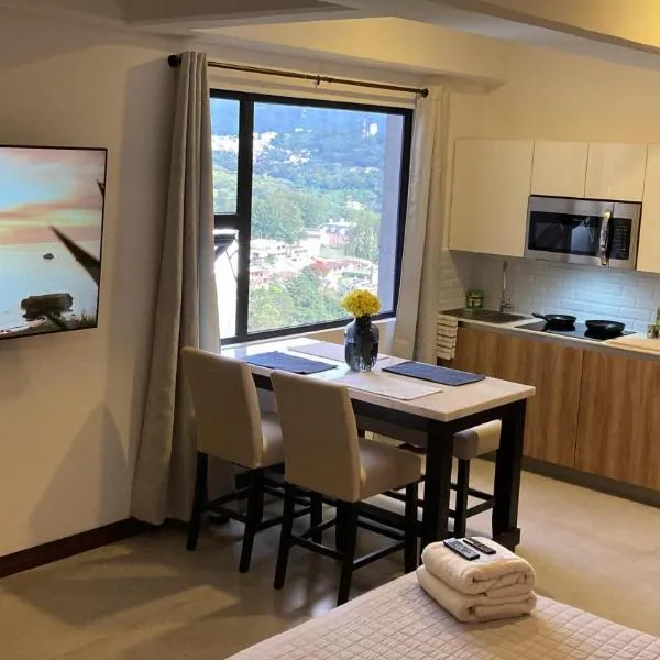 Unique Studio Apartment in the heart of Guatemala City，位于Villa Canales的酒店