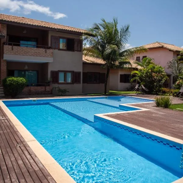 A 450m da PRAIA de TAPERAPUAN, no 2 pavimento, Piscina, Churrasqueira, 2 quartos, até 6 pessoas, WiFi independente 300 mbs, Estacionamento Gratuito, Próximo a mercado e restaurantes，位于塞古罗港的酒店