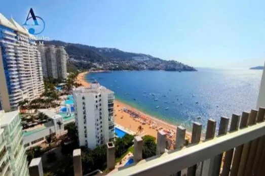 23 Departamento con Espectacular Vista a la Bahía de Acapulco，位于阿卡普尔科的酒店