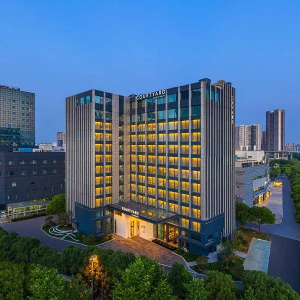 江阴万怡酒店，位于Hsü-chia-tai的酒店