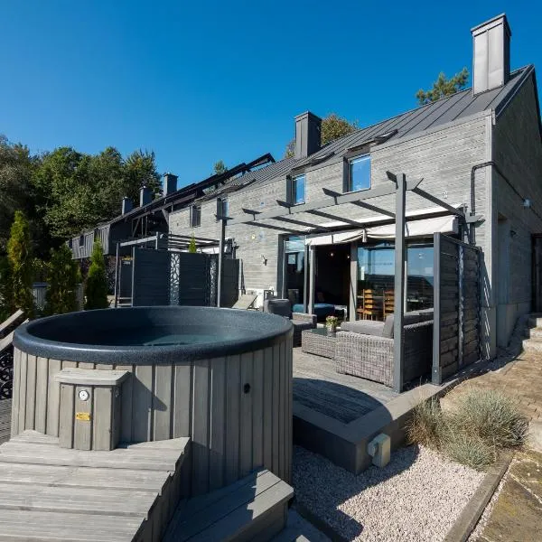 Słoneczny Chełm - Apartamenty w górach, Prywatna sauna jacuzzi balia w cenie, Spa, Grill, Stok narciarski Myślenice, Ścieżki rowerowe, Rzeka Raba, Widok na Tatry，位于梅希莱尼采的酒店