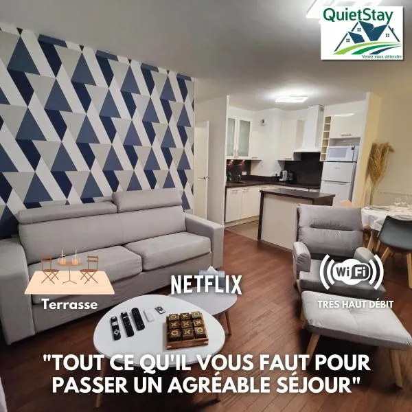 QuietStay 20' PARIS, Connected HOME avec Terrasse，位于马西的酒店
