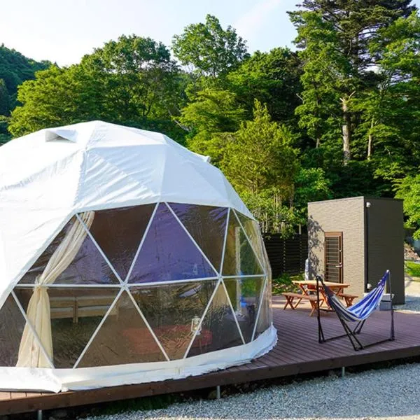 glampark Akasawa Onsen Tochigi，位于那须盐原市的酒店