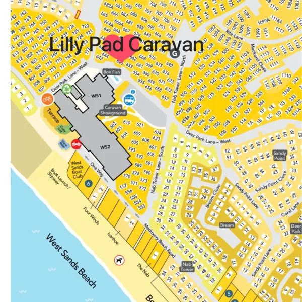 LillyPad Caravan，位于塞尔西的酒店