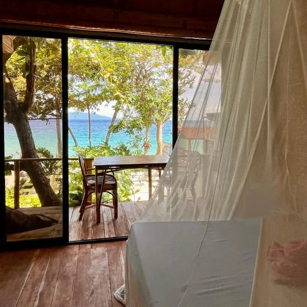 Amami Beachfront Villa with Private Beach，位于波尔多·格尼拉的酒店