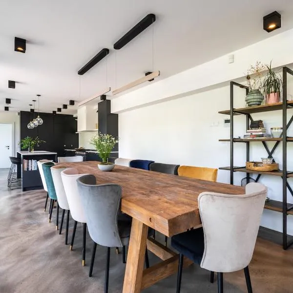 Glass House，位于拉贝河畔罗乌德尼采的酒店