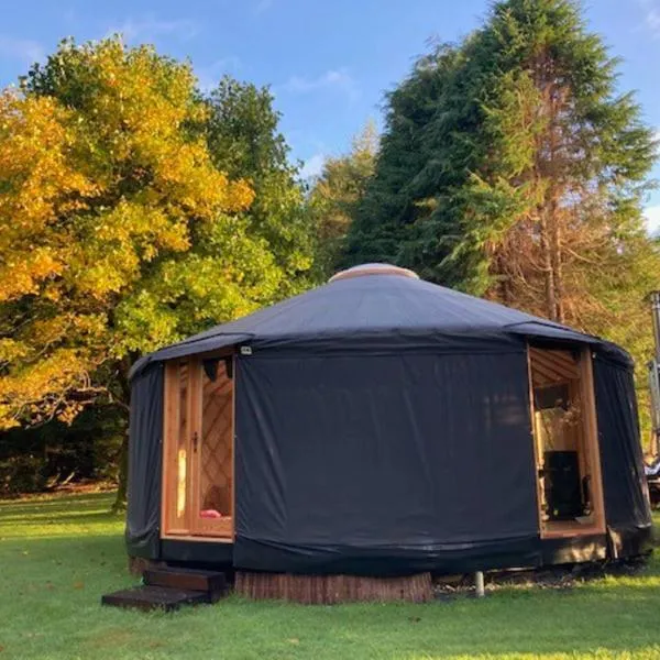 Aughavannagh Yurt Glamping，位于Three Wells的酒店