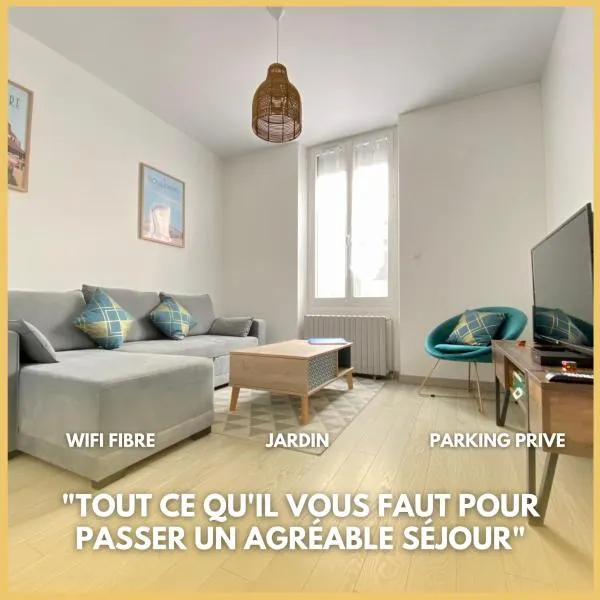 Jolie maison, jardin et parking，位于Désertines的酒店