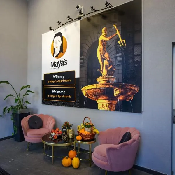 Maya's Apartments，位于格但斯克的酒店