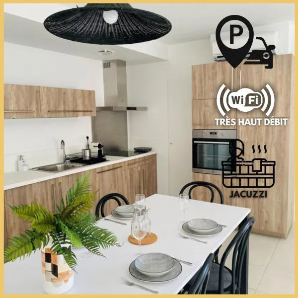 Le Viagio Superbe appartement avec jacuzzi，位于萨尔拉拉卡内达的酒店