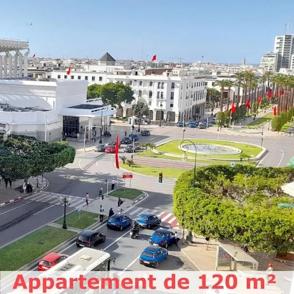 Panoramic view of downtown Rabat，位于拉巴特的酒店