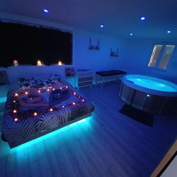 Gîte et SPA Au Secret Du Bonheur，位于Pouilly-sur-Serre的酒店