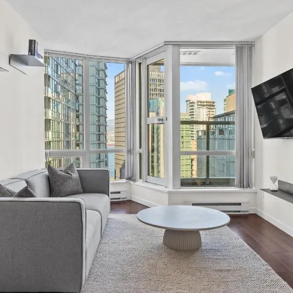 Downtown Luxury 1BR Coal Harbour，位于温哥华的酒店