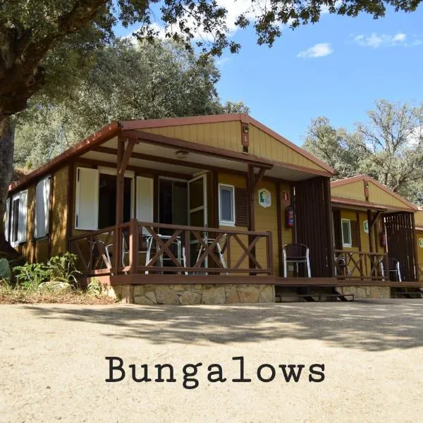 Bungalows, Camping Vega de Francia，位于Colmenar de Montemayor的酒店