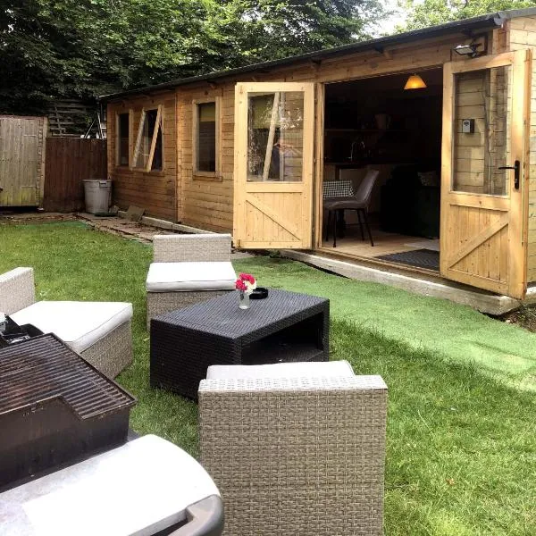 Cosy Garden Log Cabin，位于索尔兹伯里的酒店