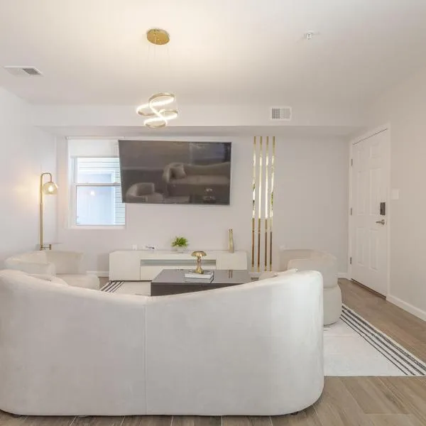 Modern one bedroom apartment，位于伊丽莎白的酒店