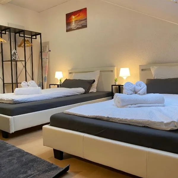 Deluxe Business Suite mit Netflix Premium & Parkplatz, zentral zu Audi & Schwarz Gruppe with 2 Bedrooms，位于巴特腓特烈斯哈尔的酒店