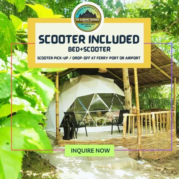 Eco Glamping Treehouses Closest Resort To All Tourist Attractions，位于Aghao的酒店