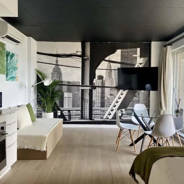 Appartement condo avec terrasse privée dans le Quartier des Spectacles，位于蒙特利尔的酒店