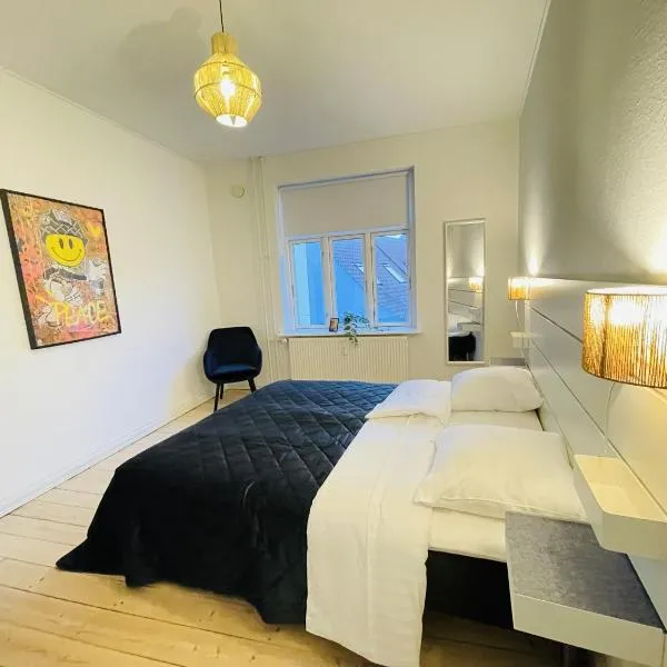 aday - Classy 2 bedrooms apartment in the center of Aalborg，位于Vestbjerg的酒店