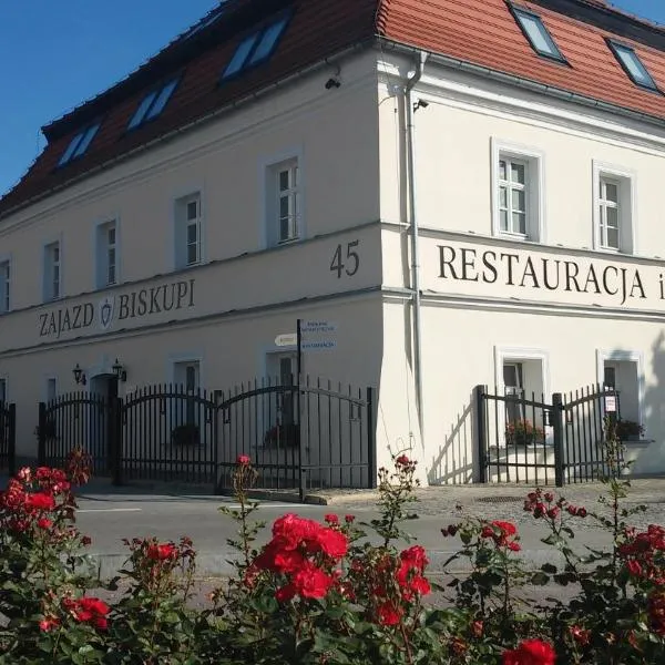 主教宾馆，位于Pogrzebień的酒店