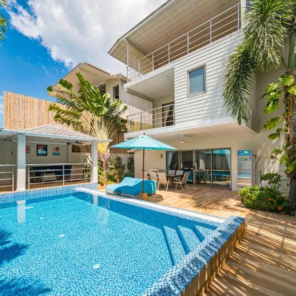 Villa Colibri 4 bdr with pool，位于苏梅岛的酒店