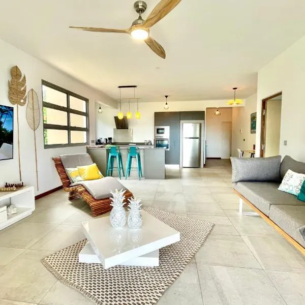 Manuia luxury apartment - Tahiti Punaauia -Wi-Fi Netflix pool & gym，位于普纳奥亚的酒店