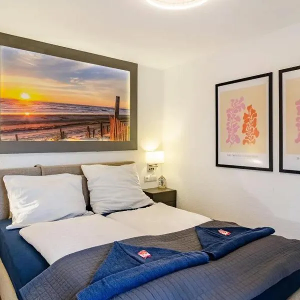 Wellenrauschen - Whirlpool Badewanne - Terrasse - Ruhig gelegen，位于威廉港的酒店