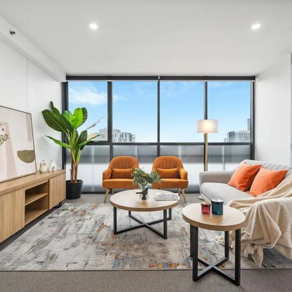 City apartment free parking cityview pool gym，位于阿德莱德的酒店