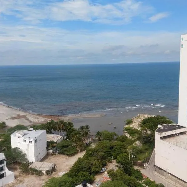 Hermoso apartamento con vista al mar Rodadero White 1005，位于Rodadero的酒店