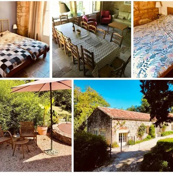 Gites nature 14 pers - 7 Ch - Piscine - Dordogne Lot，位于Montcabrier的酒店