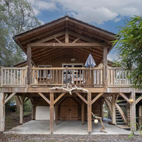 Les chats perchés 400m plage G，位于拉本讷的酒店