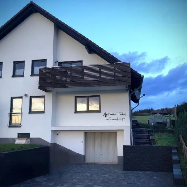 Ferienwohnung "Apartment Paul" Eppelborn - Stilvolles Apartment mit Terrasse, Parkplatz & zentrale Lage，位于艾珀伯恩的酒店