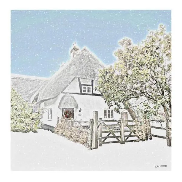 Delightful 3bed thatched Cottage，位于斯托克布里奇的酒店