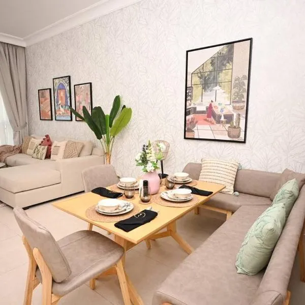 Yas Natura Bliss 1BR Apartment，位于Al Rahba的酒店