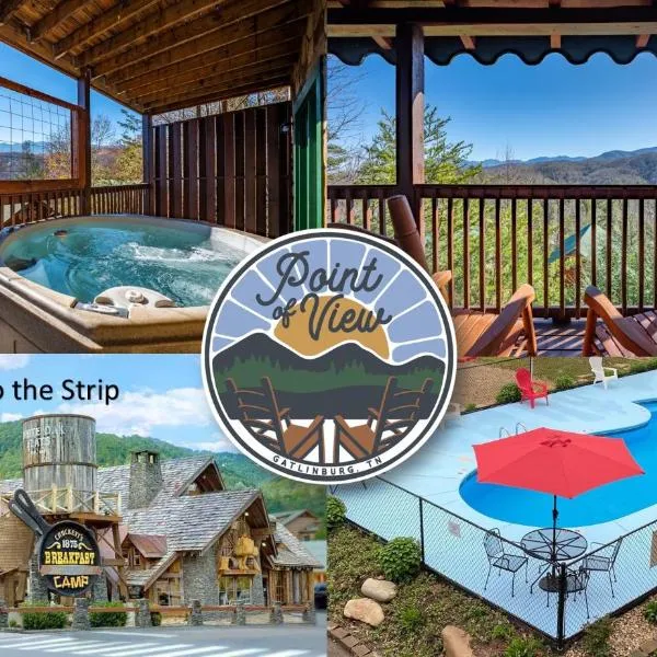 Spacious Smokies Cabin - Hot Tub with Mountain Views，位于加特林堡的酒店