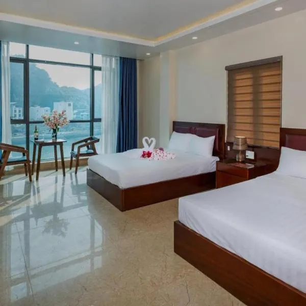 Aroma Cat Ba Sea View Hotel，位于Khê Bao的酒店
