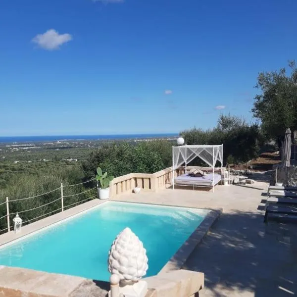 Trullo Monte Cannone con piscina，位于Cocolicchio的酒店