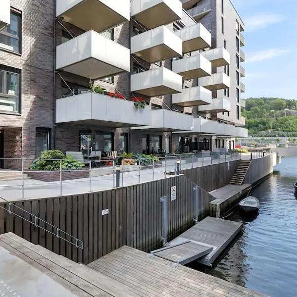 Oceanfront Apartment - Oslo Central - Private Patio，位于奥斯陆的酒店