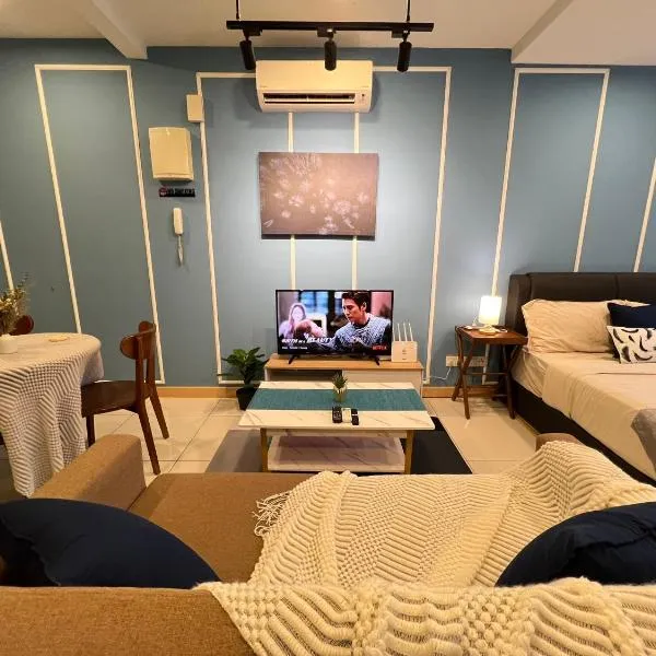 VitaminSEA2 Seaview 6PAX Studio Netflix A-9-16，位于Kampung Saberang Balok的酒店