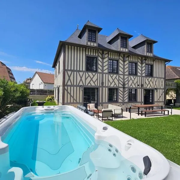 Villa d'exception, 5 chambres, 20m plage, spa.，位于滨海伯内尔维尔的酒店