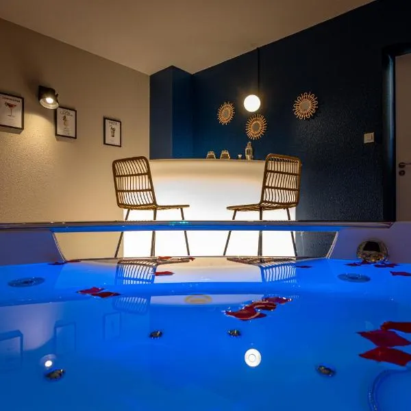 Cocon Relax - Jacuzzi - Cinéma，位于蒙贝利亚尔的酒店